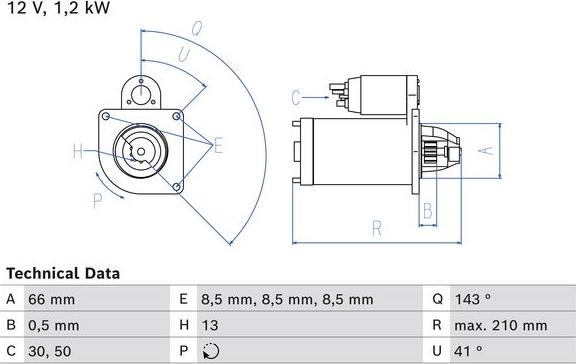 BOSCH 0 986 025 000 - Motorino d'avviamento autozon.pro