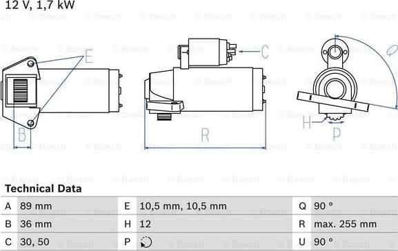 BOSCH 0 986 025 830 - Motorino d'avviamento autozon.pro