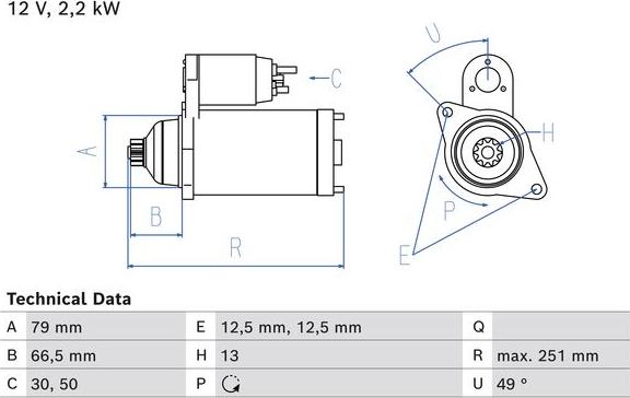 BOSCH 0 986 026 340 - Motorino d'avviamento autozon.pro