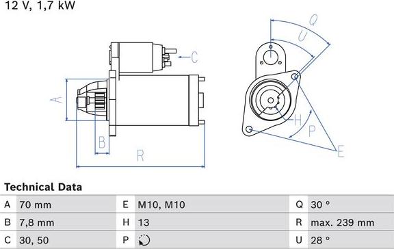 BOSCH 0 986 026 350 - Motorino d'avviamento autozon.pro