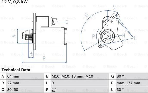 BOSCH 0 986 026 250 - Motorino d'avviamento autozon.pro