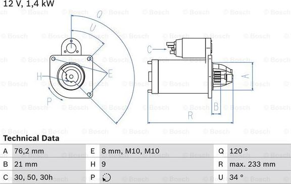 BOSCH 0 986 026 220 - Motorino d'avviamento autozon.pro