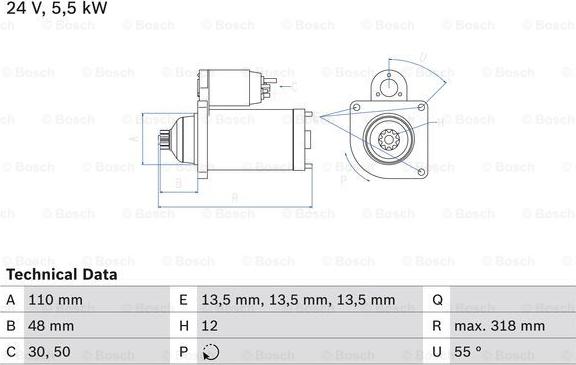 BOSCH 0 986 021 490 - Motorino d'avviamento autozon.pro