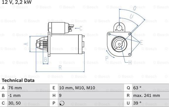 BOSCH 0 986 021 620 - Motorino d'avviamento autozon.pro