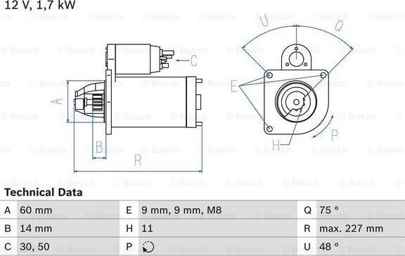 BOSCH 0 986 023 930 - Motorino d'avviamento autozon.pro