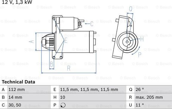 BOSCH 0 986 023 480 - Motorino d'avviamento autozon.pro