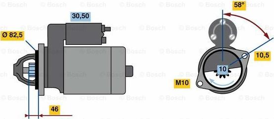 BOSCH 0 986 023 680 - Motorino d'avviamento autozon.pro