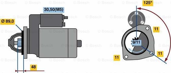 BOSCH 0 986 023 830 - Motorino d'avviamento autozon.pro