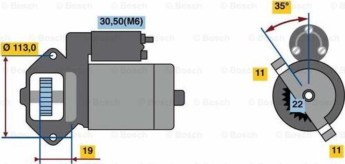 BOSCH 0 986 023 760 - Motorino d'avviamento autozon.pro