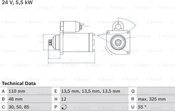 BOSCH 0 986 022 260 - Motorino d'avviamento autozon.pro