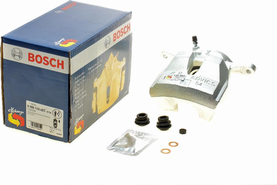 BOSCH 0 986 135 483 - Pinza freno autozon.pro