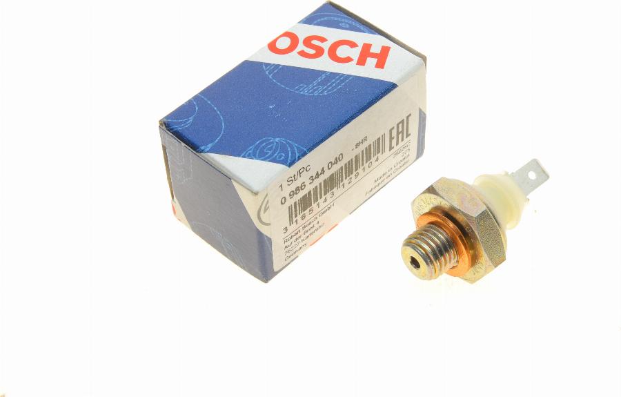 BOSCH 0 986 344 040 - Sensore, Pressione olio autozon.pro