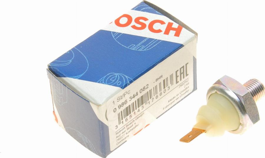 BOSCH 0 986 344 082 - Sensore, Pressione olio autozon.pro