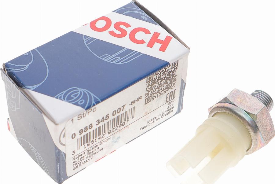 BOSCH 0 986 345 007 - Sensore, Pressione olio autozon.pro