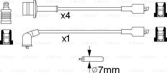 BOSCH 0 986 356 944 - Kit cavi accensione autozon.pro