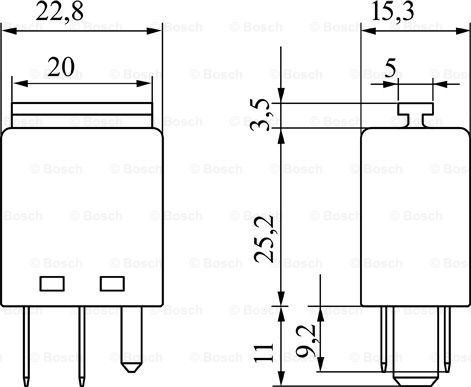 BOSCH 0 986 332 052 - Relè, Corrente di lavoro autozon.pro