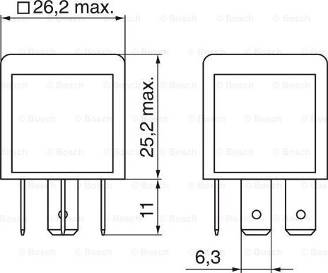 BOSCH 0 986 332 003 - Relè, Corrente di lavoro autozon.pro