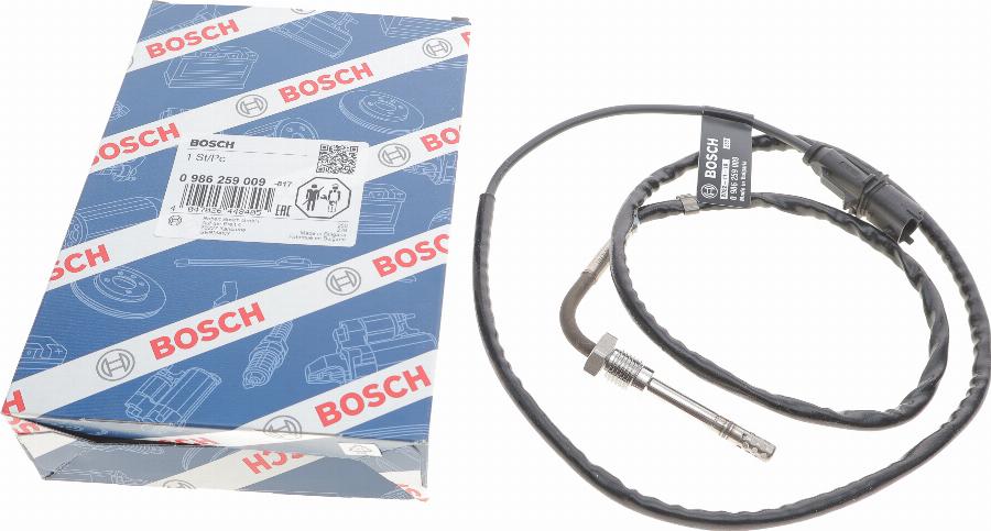 BOSCH 0 986 259 009 - Sensore, Temperatura gas scarico autozon.pro