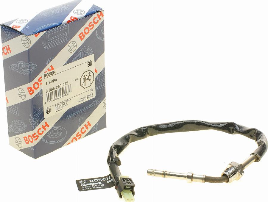 BOSCH 0 986 259 012 - Sensore, Temperatura gas scarico autozon.pro