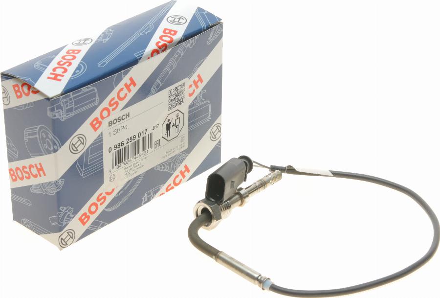 BOSCH 0 986 259 017 - Sensore, Temperatura gas scarico autozon.pro