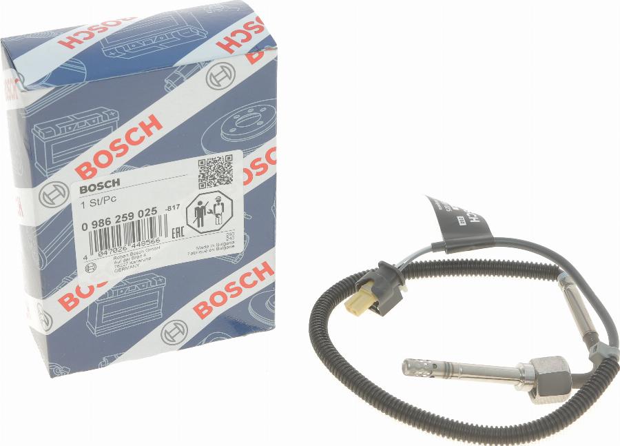 BOSCH 0 986 259 025 - Sensore, Temperatura gas scarico autozon.pro