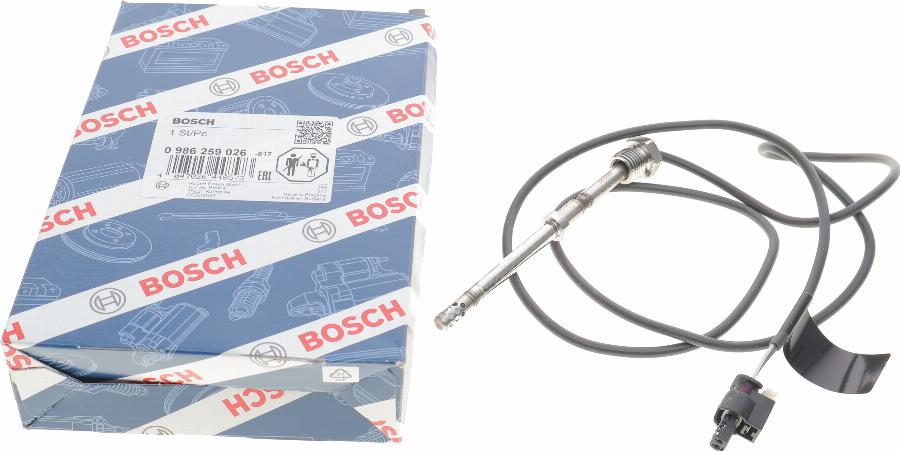 BOSCH 0 986 259 026 - Sensore, Temperatura gas scarico autozon.pro