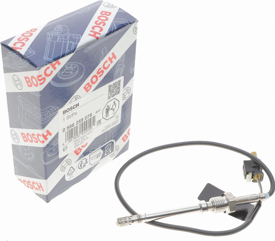 BOSCH 0 986 259 078 - Sensore, Temperatura gas scarico autozon.pro