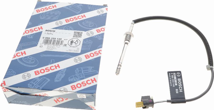 BOSCH 0 986 259 140 - Sensore, Temperatura gas scarico autozon.pro