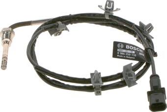 BOSCH 0 986 259 110 - Sensore, Temperatura gas scarico autozon.pro