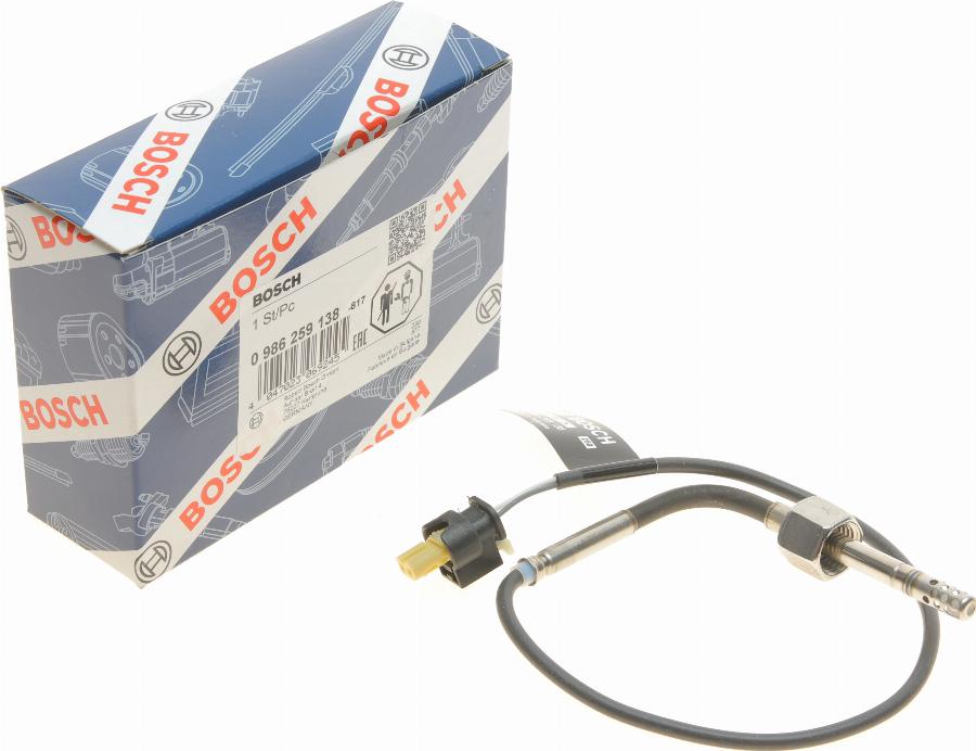 BOSCH 0 986 259 138 - Sensore, Temperatura gas scarico autozon.pro