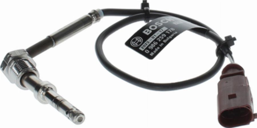 BOSCH 0 986 259 178 - Sensore, Temperatura gas scarico autozon.pro