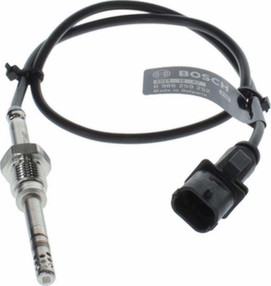 BOSCH 0 986 259 252 - Sensore, Temperatura gas scarico autozon.pro