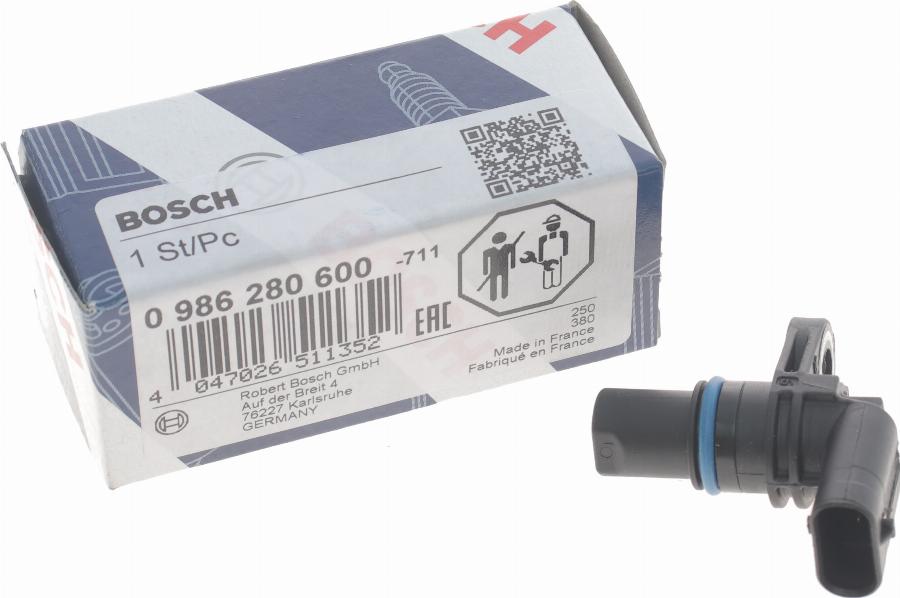 BOSCH 0 986 280 600 - Sensore, Posizione albero a camme autozon.pro