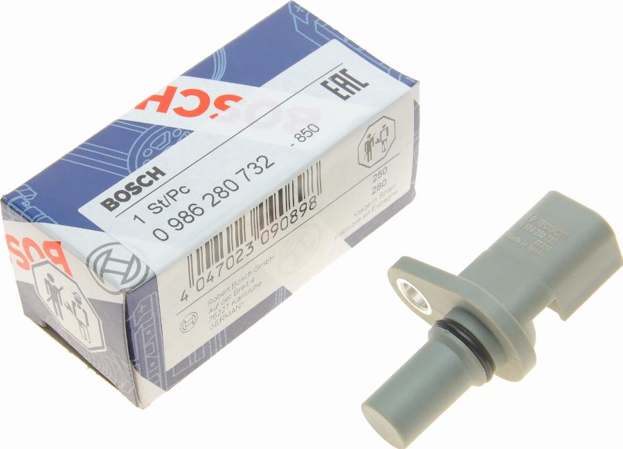 BOSCH 0 986 280 732 - Sensore, Posizione albero a camme autozon.pro