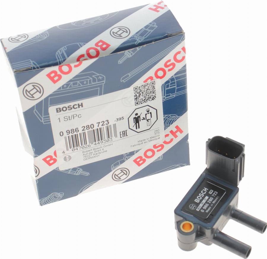 BOSCH 0 986 280 723 - Sensore, Pressione gas scarico autozon.pro