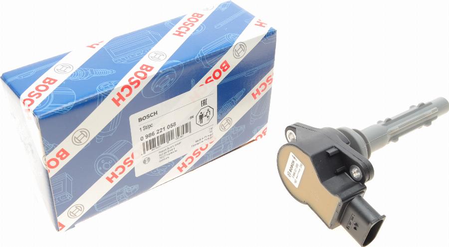 BOSCH 0 986 221 058 - Bobina d'accensione autozon.pro