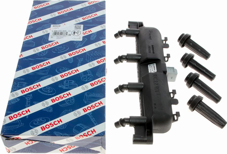 BOSCH 0 986 221 035 - Bobina d'accensione autozon.pro