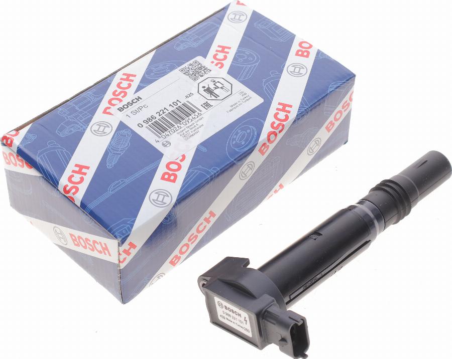 BOSCH 0 986 221 101 - Bobina d'accensione autozon.pro