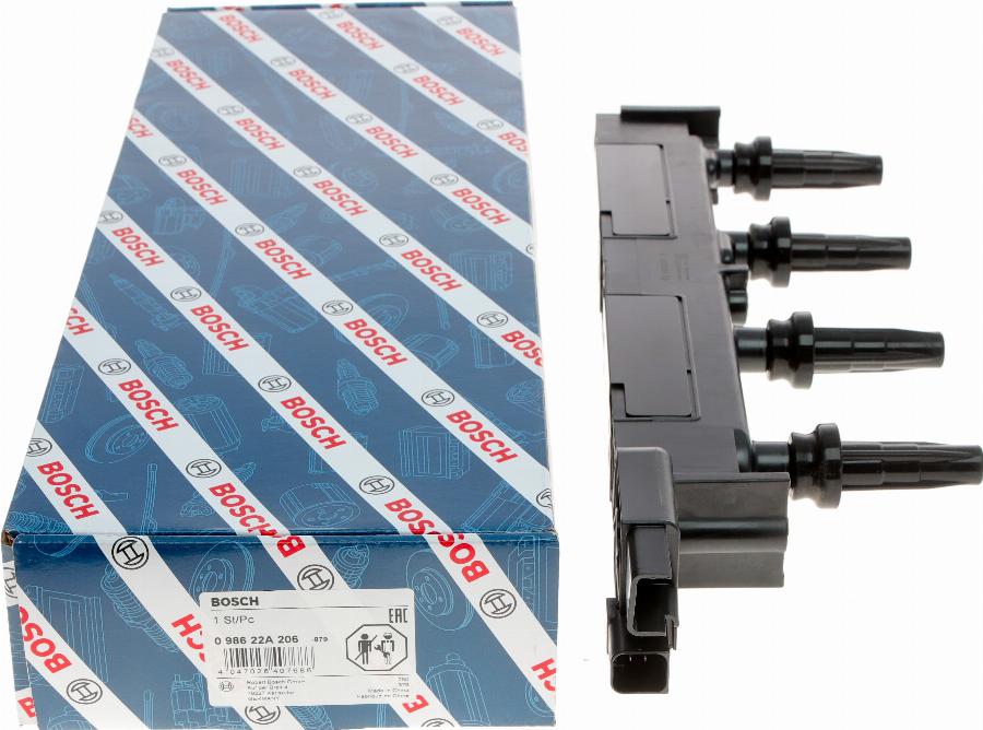 BOSCH 0 986 22A 206 - Bobina d'accensione autozon.pro