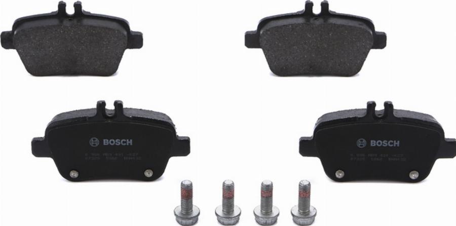 BOSCH 0986AB9431 - Kit pastiglie freno, Freno a disco autozon.pro