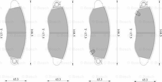 BOSCH 0 986 AB9 090 - Kit pastiglie freno, Freno a disco autozon.pro