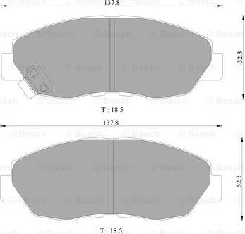 BOSCH 0 986 AB9 044 - Kit pastiglie freno, Freno a disco autozon.pro