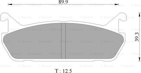 BOSCH 0 986 AB9 041 - Kit pastiglie freno, Freno a disco autozon.pro