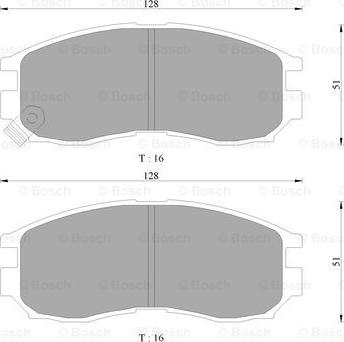 BOSCH 0 986 AB9 058 - Kit pastiglie freno, Freno a disco autozon.pro