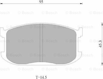 BOSCH 0 986 AB9 001 - Kit pastiglie freno, Freno a disco autozon.pro