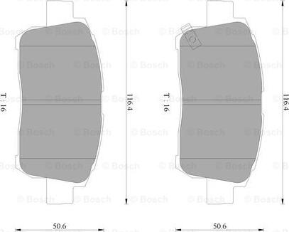 BOSCH 0 986 AB9 086 - Kit pastiglie freno, Freno a disco autozon.pro