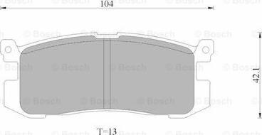 BOSCH 0 986 AB9 025 - Kit pastiglie freno, Freno a disco autozon.pro