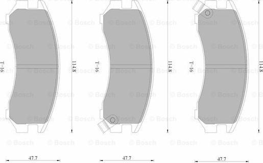 BOSCH 0 986 AB9 026 - Kit pastiglie freno, Freno a disco autozon.pro