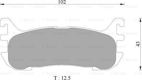 BOSCH 0 986 AB9 070 - Kit pastiglie freno, Freno a disco autozon.pro