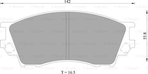 BOSCH 0 986 AB9 198 - Kit pastiglie freno, Freno a disco autozon.pro